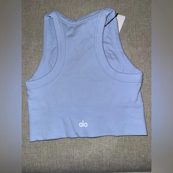 261.  Alo Seamless Delight High Neck Bra - Picture 9 of 12